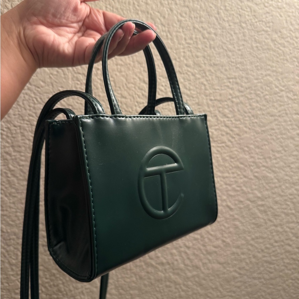 Telfar Green Mini Shopping Bag